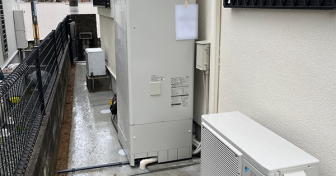 【エコキュート交換工事施工例】兵庫県伊丹市～角型電気温水器を撤去してダイキン「EQ37WFV」を設置～