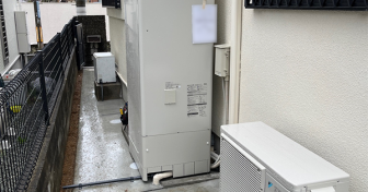 兵庫県伊丹市でダイキン「EQ37WFV」を設置～角型電気温水器を撤去～＜エコキュート交換工事例＞