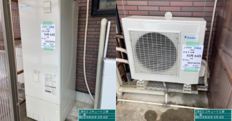 長野県北佐久郡軽井沢町でダイキン「EQ37XFHV」を設置～雪国で納屋に設置されたタンクを交換～＜エコキュート交換工事例＞