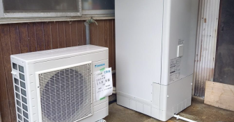 岡山県高梁市でダイキン「EQXN37XV」を設置～給湯専用タイプを交換～＜エコキュート交換工事例＞
