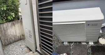 岡山県浅口市でダイキン「EQ37VFV」を設置～電気温水器をEQに交換＆ウルブロZも設置～＜エコキュート交換工事例＞