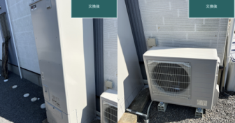 大分県中津市で三菱「SRT-S466U」を設置～セミオートの電気温水器をフルオートEQに交換～＜エコキュート交換工事例＞