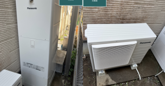 宮崎県日向市でパナソニック「HE-S37LQS」を設置～ふろ配管を増設してフルオートEQに交換＆蓄熱暖房機を撤去～＜エコキュート交換工事例＞