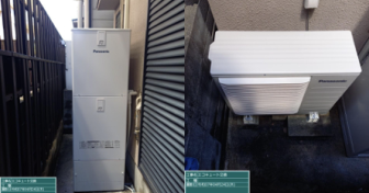 京都府京都市下京区でパナソニック「HE-S37LQS」を設置～宅内からの搬出入で住宅密集地のEQを交換～＜エコキュート交換工事例＞