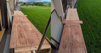 【動画あり】京都府相楽郡精華町でパナソニック「HE-SU46LQS」を設置～高さ2ｍ超の足場を作成して宅内からタンクを搬出入～＜エコキュート交換工事例＞