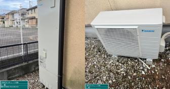 兵庫県相生市でダイキン「EQA37YSV」を設置～経年20年以上の電気温水器をセミオートのエコキュートに交換～＜エコキュート交換工事例＞