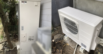 【エコキュート交換工事例】大阪府寝屋川市～宅内からの搬入出で三菱「SRT-W375」を設置～