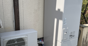 【エコキュート交換工事施工例】福岡県八女市～電気温水器を撤去して三菱「SRT-C375」を設置～