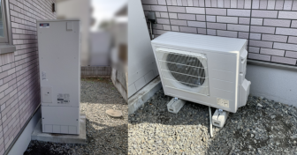 群馬県伊勢崎市で三菱「SRT-W375」を設置～タンクの水漏れで故障したEQを交換～＜エコキュート交換工事例＞