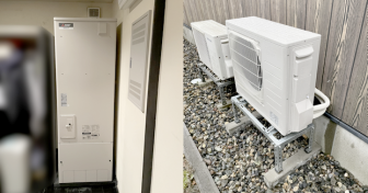 新潟県新潟市西蒲区で三菱「SRT-WK375D」を設置～宅内設置の電気温水器を寒冷地仕様のEQに交換～＜エコキュート交換工事例＞