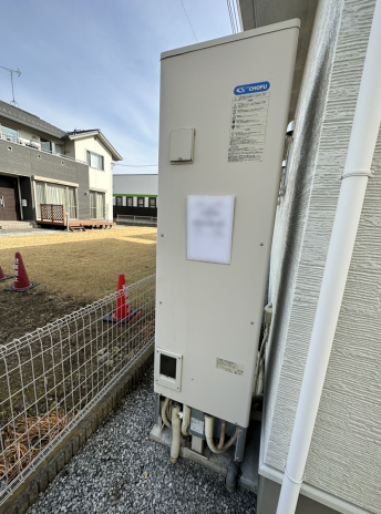 長府製作所EHP-3737GPXHから三菱SRT-S375Uに交換いたしました 長府製作所EHP-3737GPXHから三菱SRT-S375Uに交換いたしました