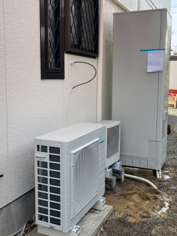 コロナ CTU-HX461DA8からダイキン EQX46XFVに交換いたしました コロナ CTU-HX461DA8からダイキン EQX46XFVに交換いたしました