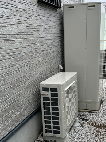 長府製作所 EHP-3736GPXHからダイキン EQX37XFVに交換いたしました