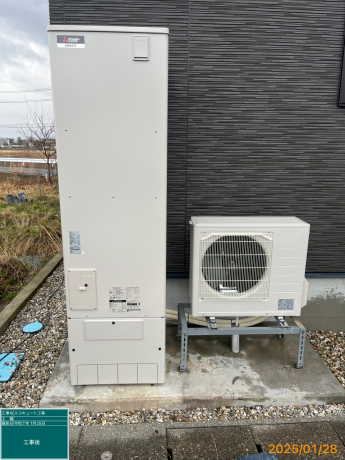 東芝 HWH-B465から三菱 SRT-S466に交換いたしました。石川県能美市 