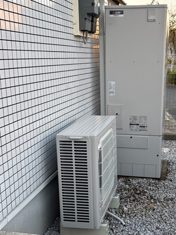 コロナ CHP-371NA6から三菱 SRT-S377に交換いたしました。滋賀県草津市