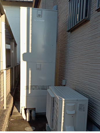 コロナ CHP-HX461DA8からパナソニック HE-S46LQSに交換いたしました