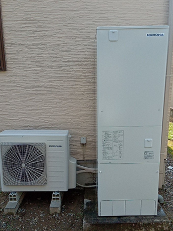 コロナ CTU-37AX3からコロナ CHP-37AZ1に交換いたしました。千葉県南